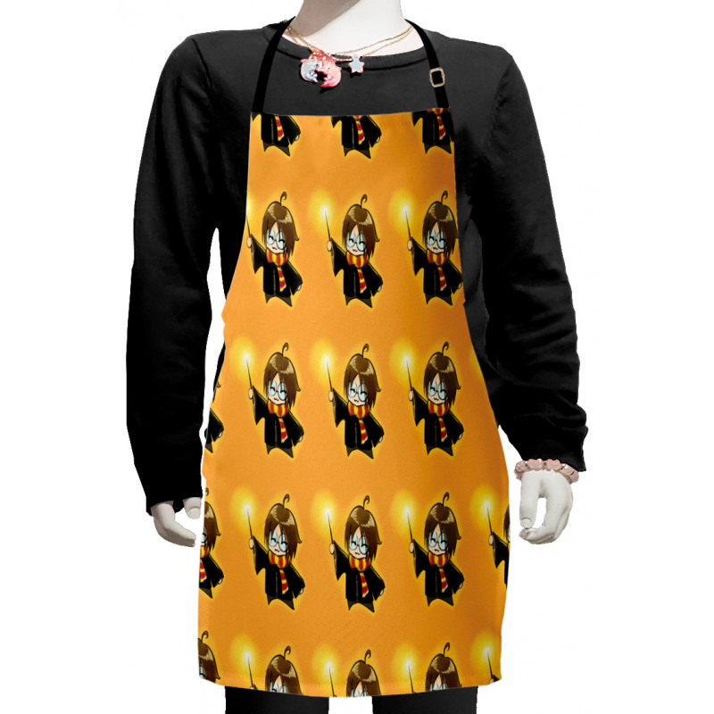 Cartoon Costume and Wand Kids Apron