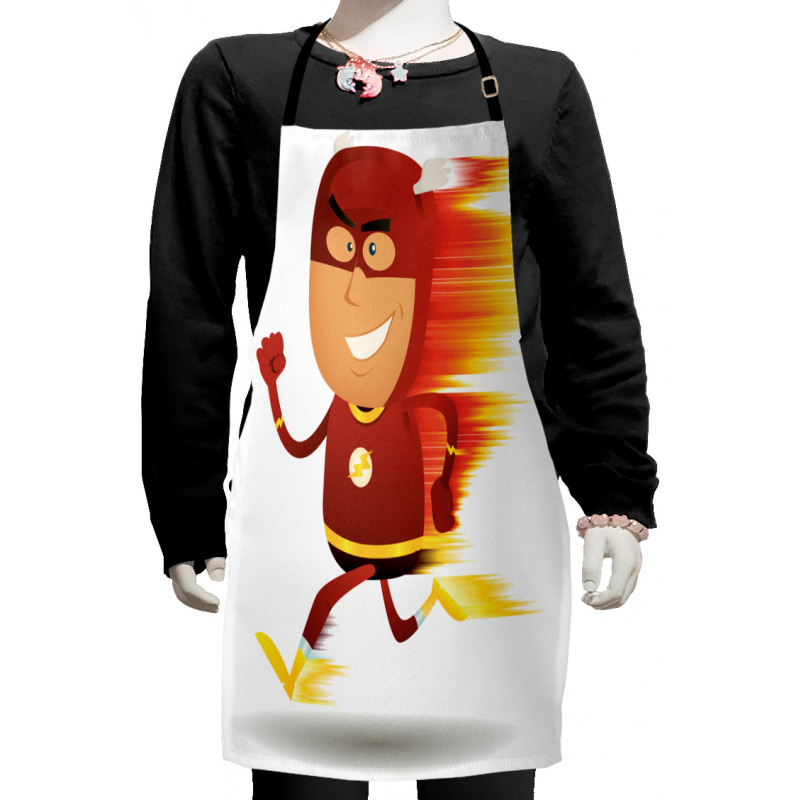 Bolt Man with Lghts Kids Apron