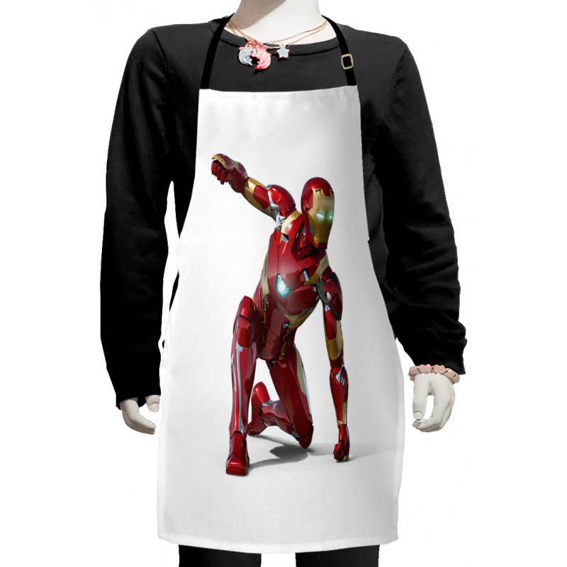 Robot Hero Costume Kids Apron