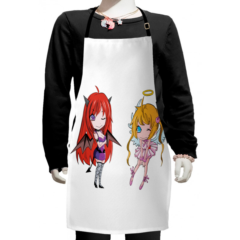 Japanese Fairytale Art Kids Apron