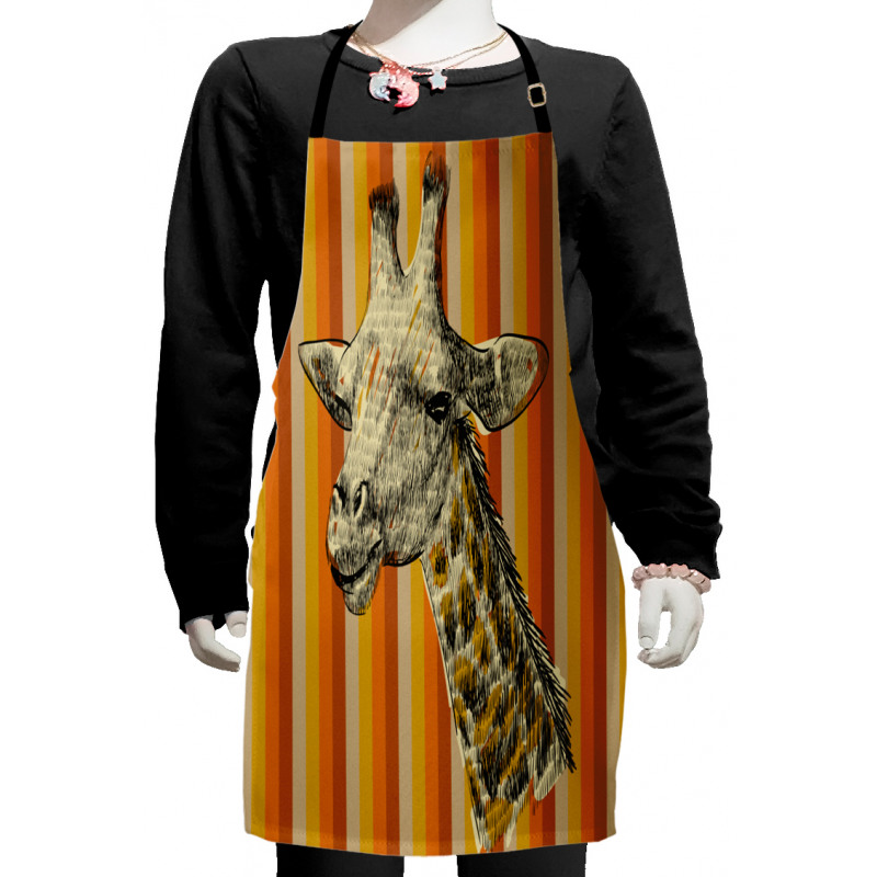 Hipster Animal Kids Apron