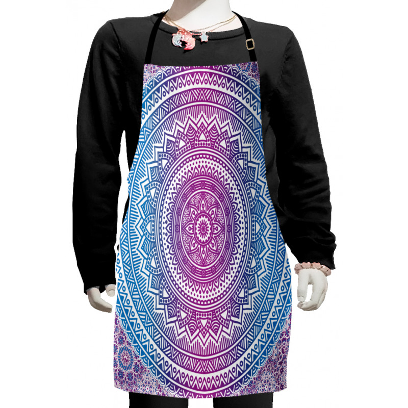 Mandala Pattern Kids Apron