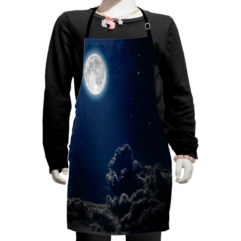 Moon and Stars Kids Apron