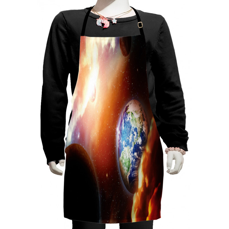 Nebula Stars in Solar Kids Apron