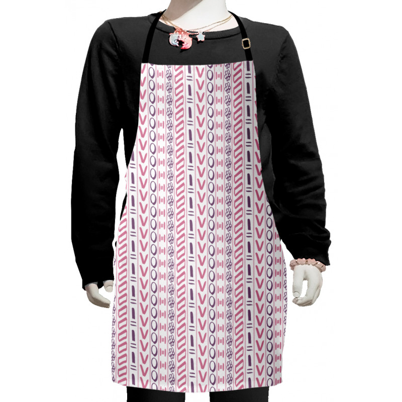 Flowers Circles Kids Apron