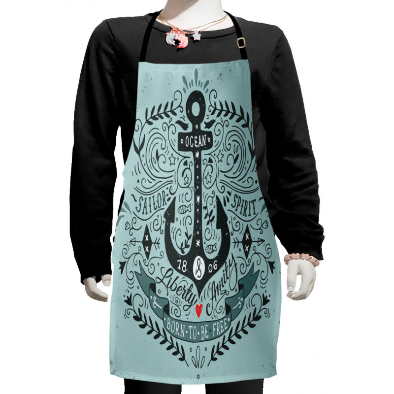 Vintage and Anchor Kids Apron