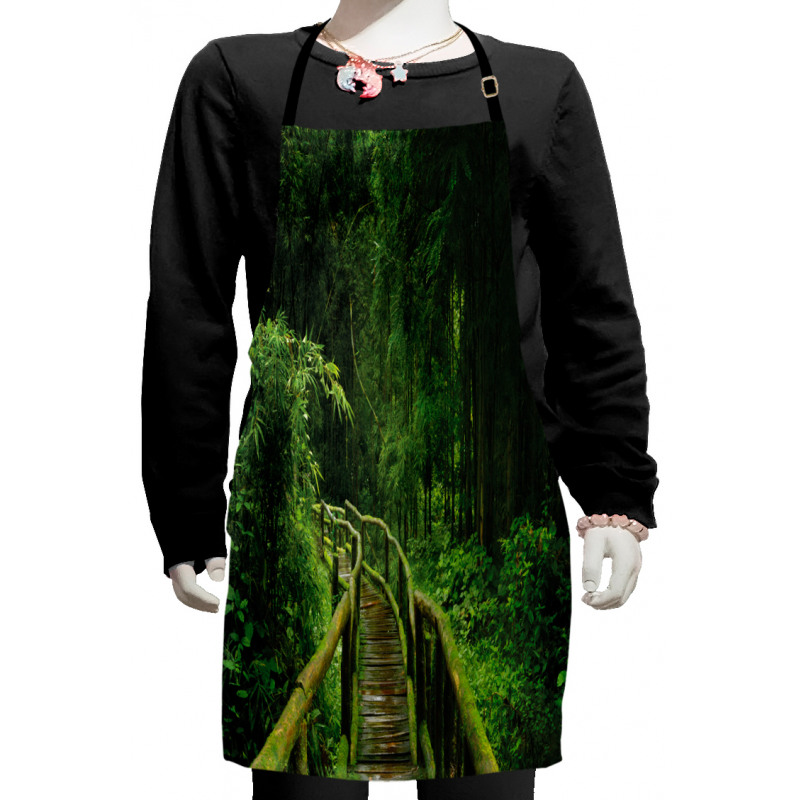 Tropical Thailand Forest Kids Apron