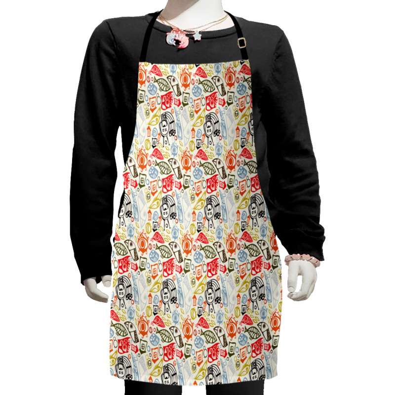 Abstract Colorful Image Kids Apron