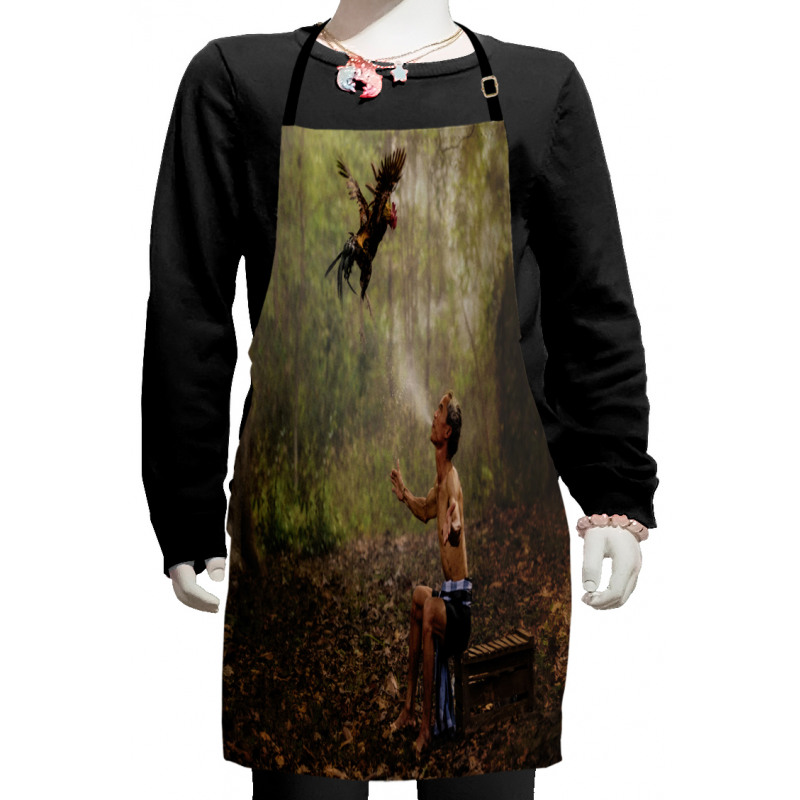 Forest Birds Eco Kids Apron