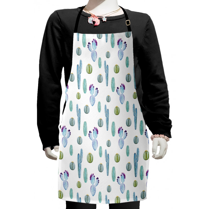 Botanic Desert Flowers Kids Apron