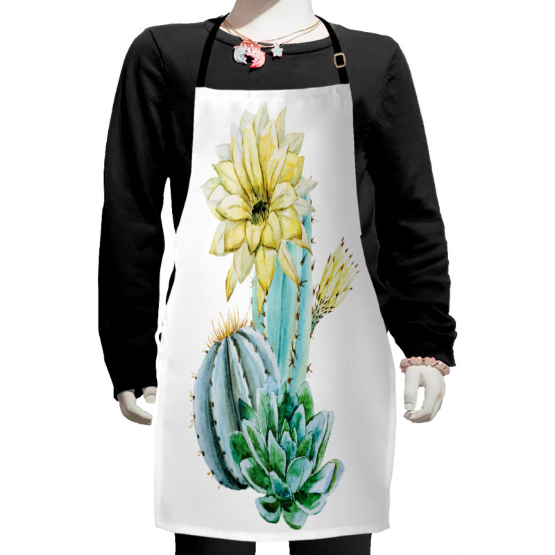 Plant Spikes Cactus Kids Apron