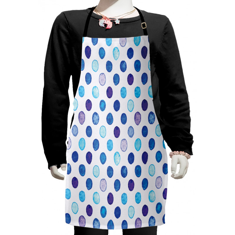 Blue Tones Soft Funky Kids Apron