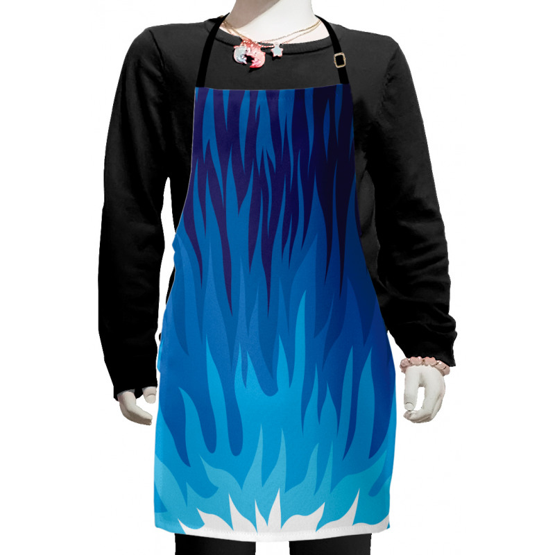 Abstract Gas Flame Fire Kids Apron