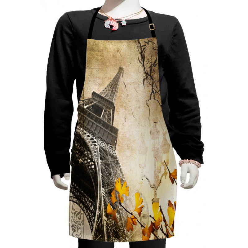 Romantic Love Fall Kids Apron