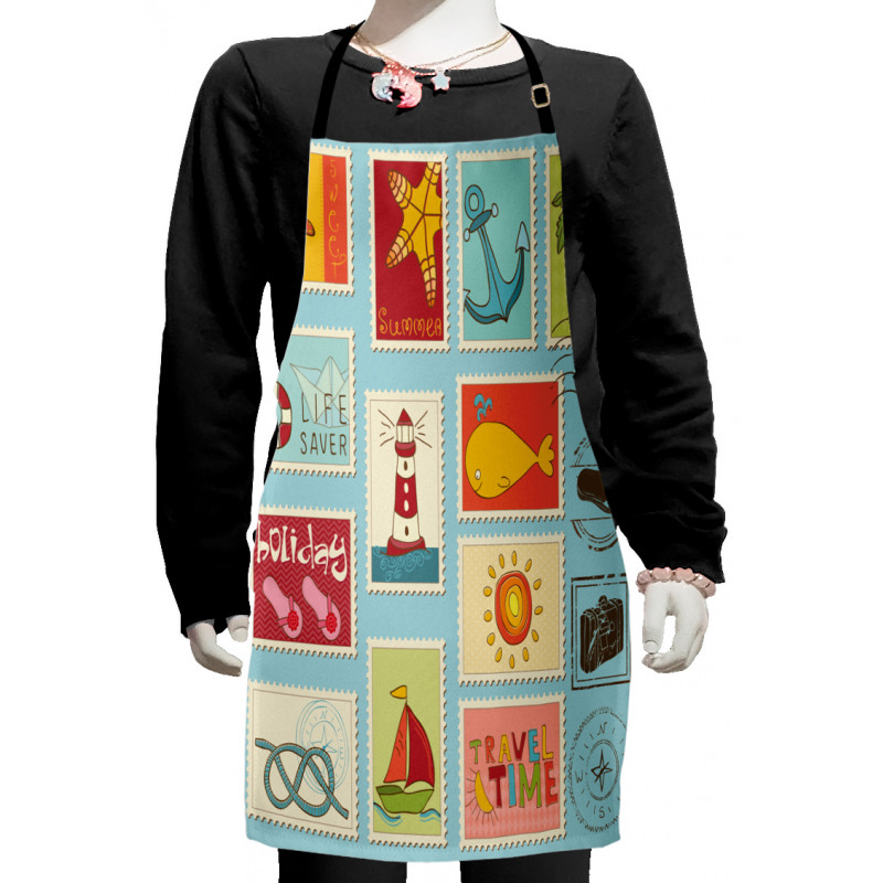 Nautical Theme Anchor Kids Apron