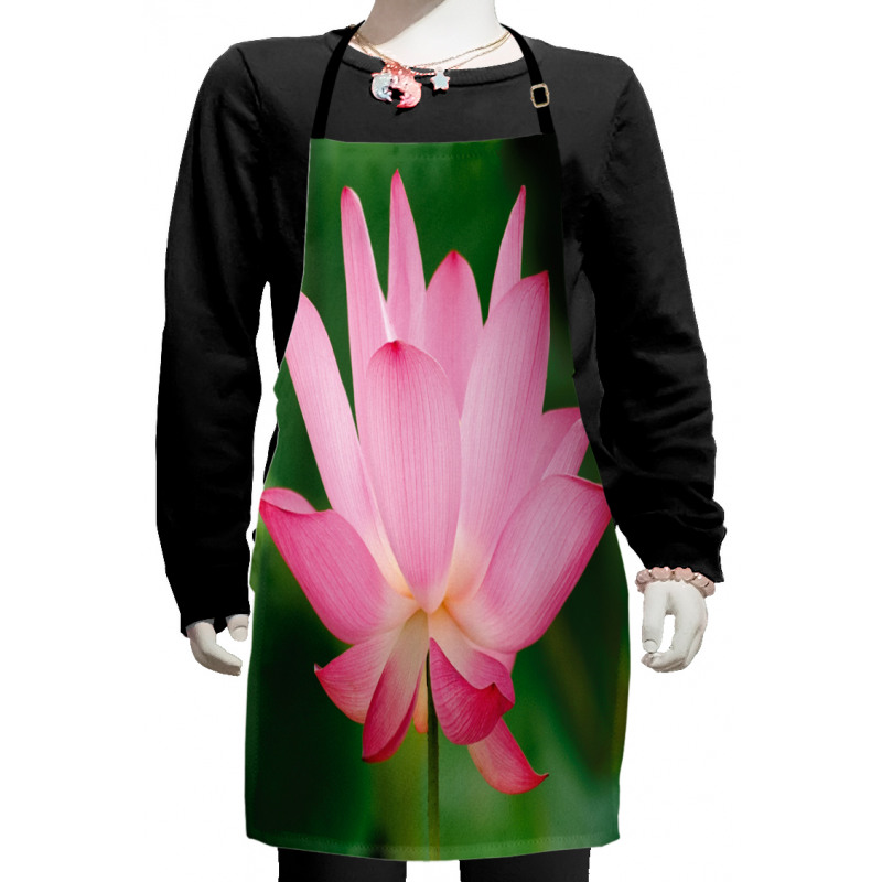 Lotus Lily Blossom Kids Apron