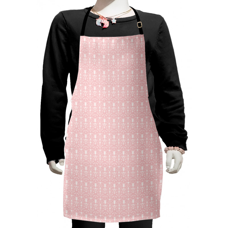 Vintage Damask Home Kids Apron