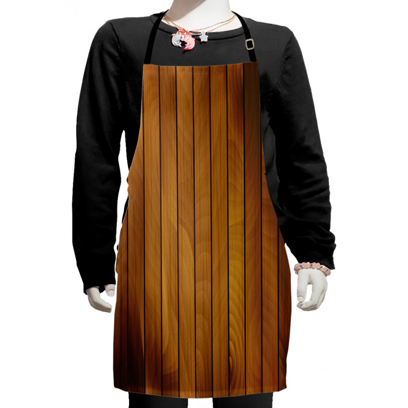 Wooden Plank Aged Timber Kids Apron