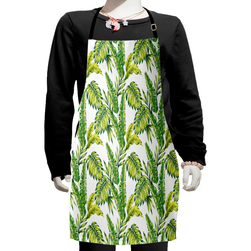 Bamboo Palms Foliage Kids Apron