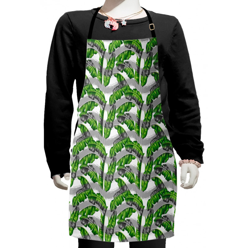 Banana Leaves Design Kids Apron