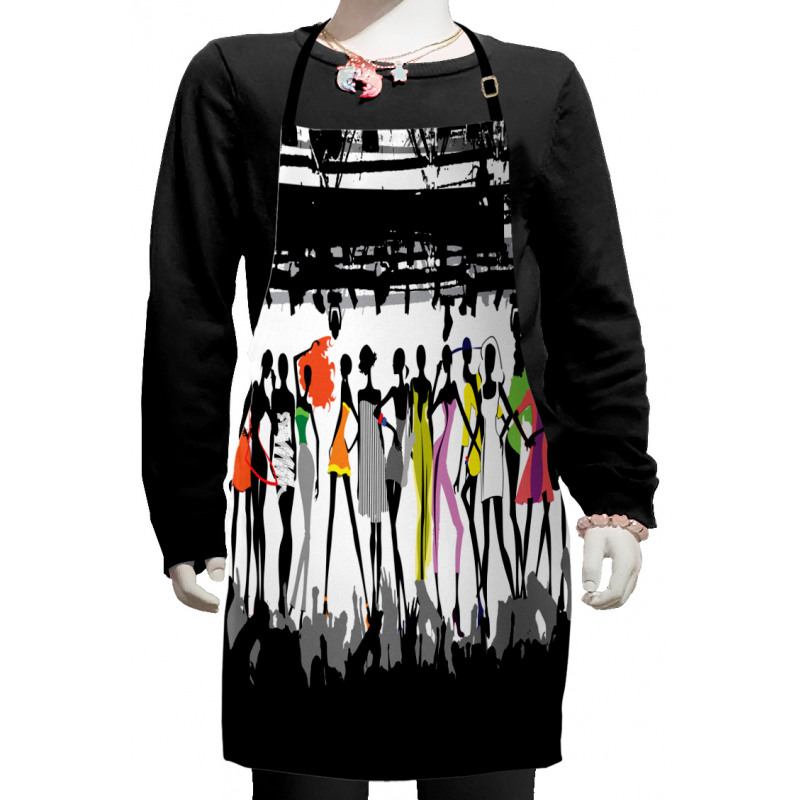 Modern Colorful Fashion Kids Apron