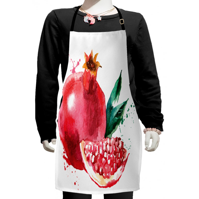 Hand Drawn Watercolor Kids Apron