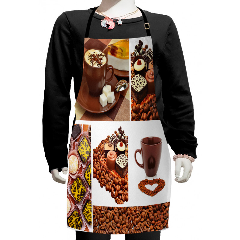 Sweets and Coffee Beans Kids Apron