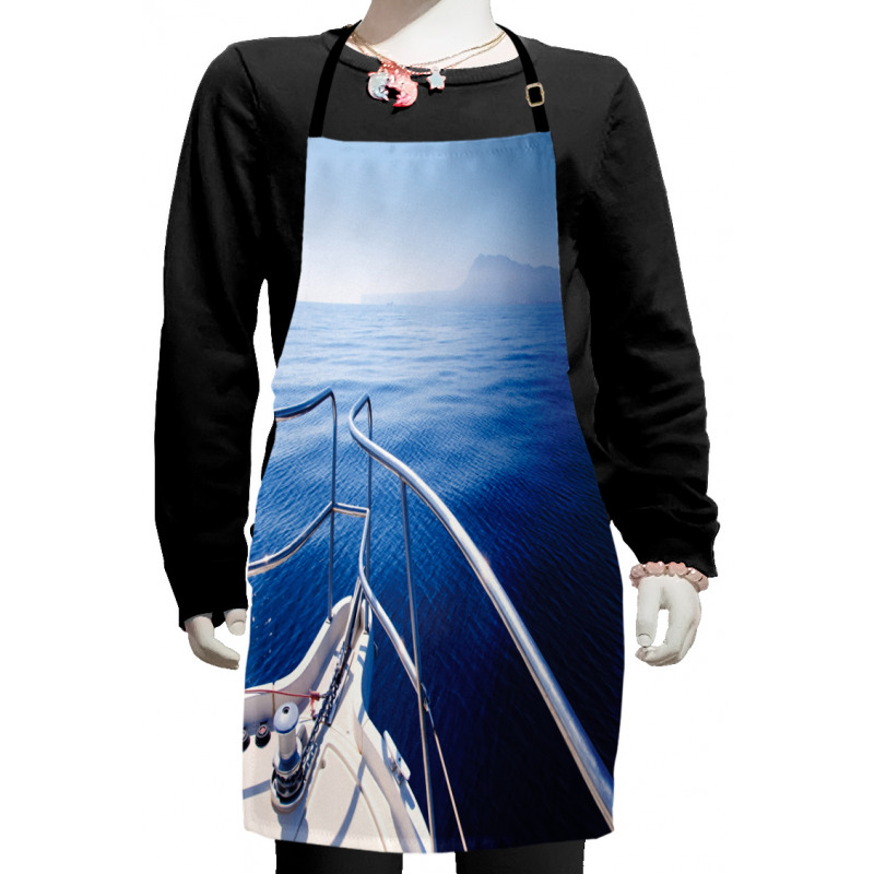 Boat Yacht Ocean Scenery Kids Apron