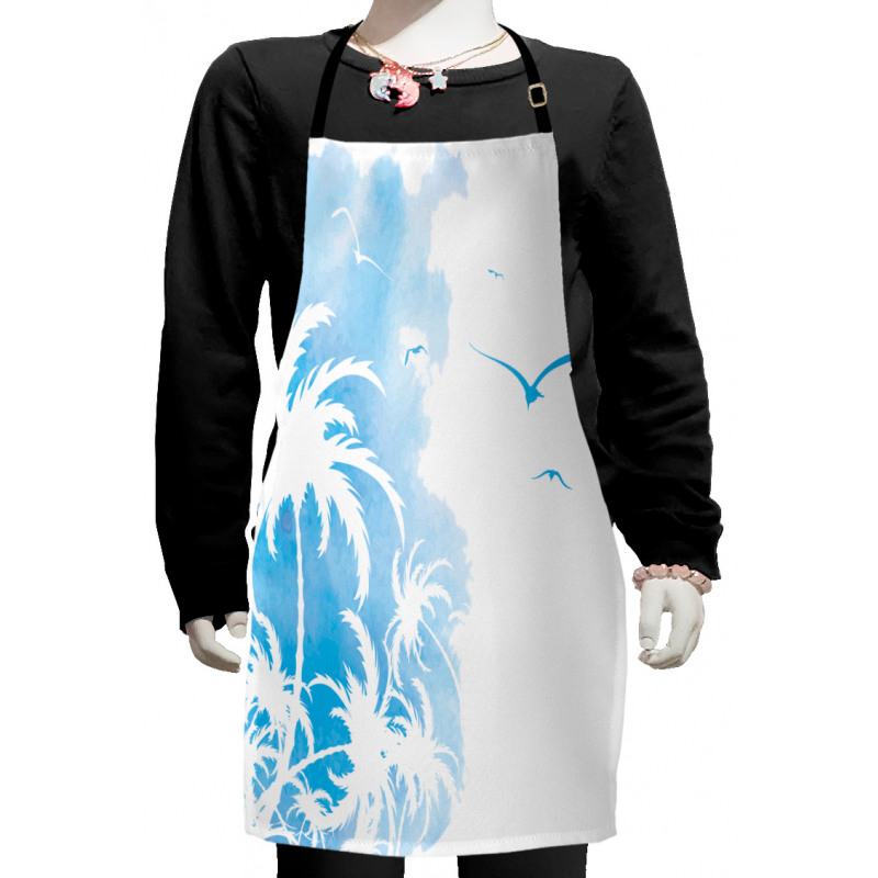 Island Palms Abstract Kids Apron