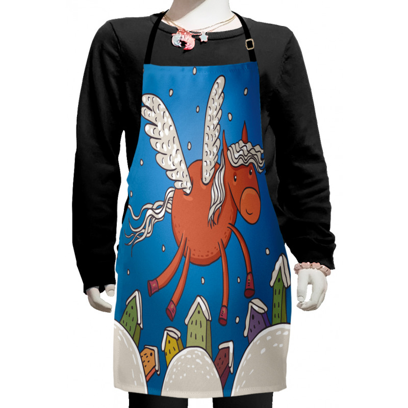 Horse Wings on Building Kids Apron
