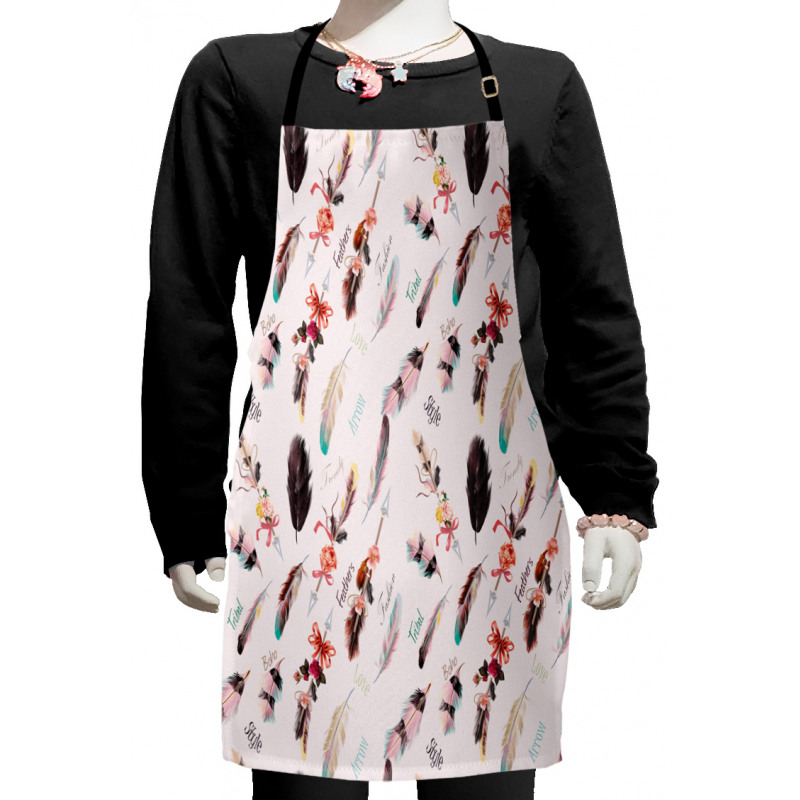 Fashion Feathers Kids Apron