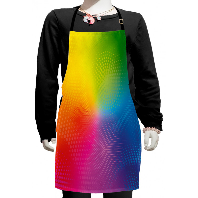 Vibrant Radiant Colors Kids Apron