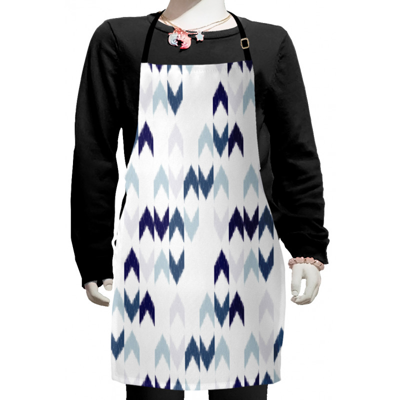 Ikat Chevron Zig Zag Kids Apron