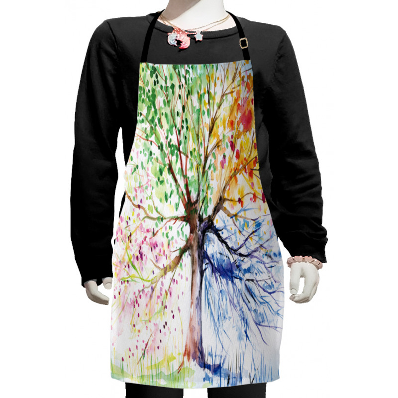 4 Seasons Colorful Kids Apron