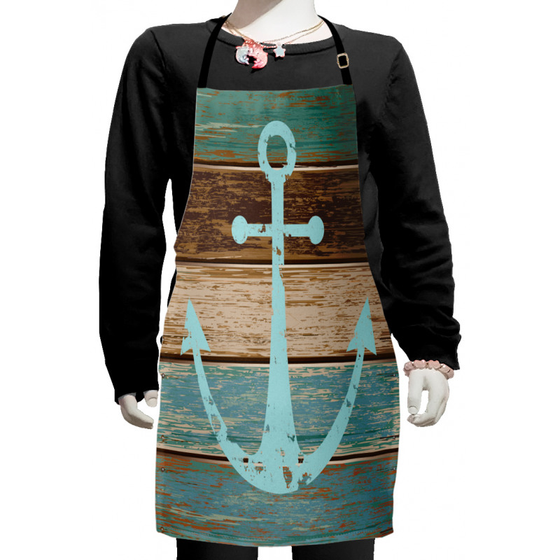 Nautical Rustic Kids Apron