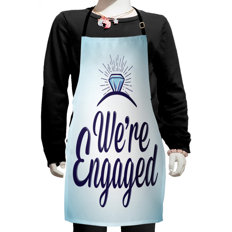 We Are Engaged Kids Apron