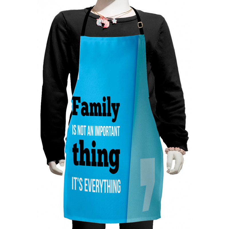 Family Writing Kids Apron