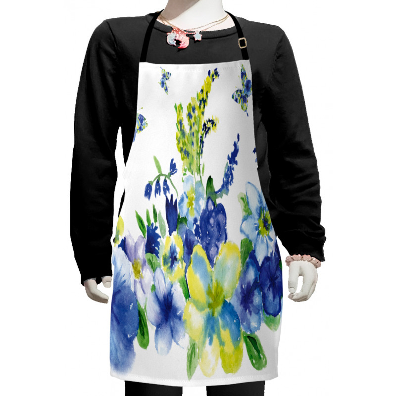 Spring Blooms Kids Apron