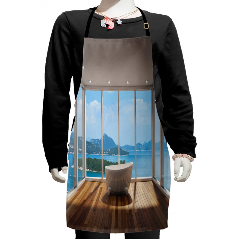 Bathtub and Islands Kids Apron