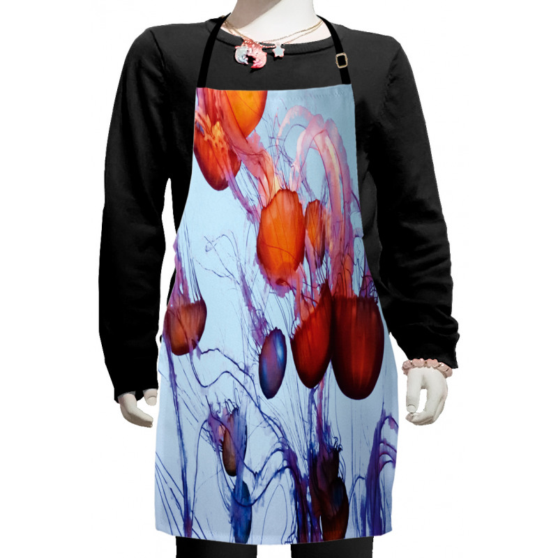 Jellyfish in the Ocean Kids Apron