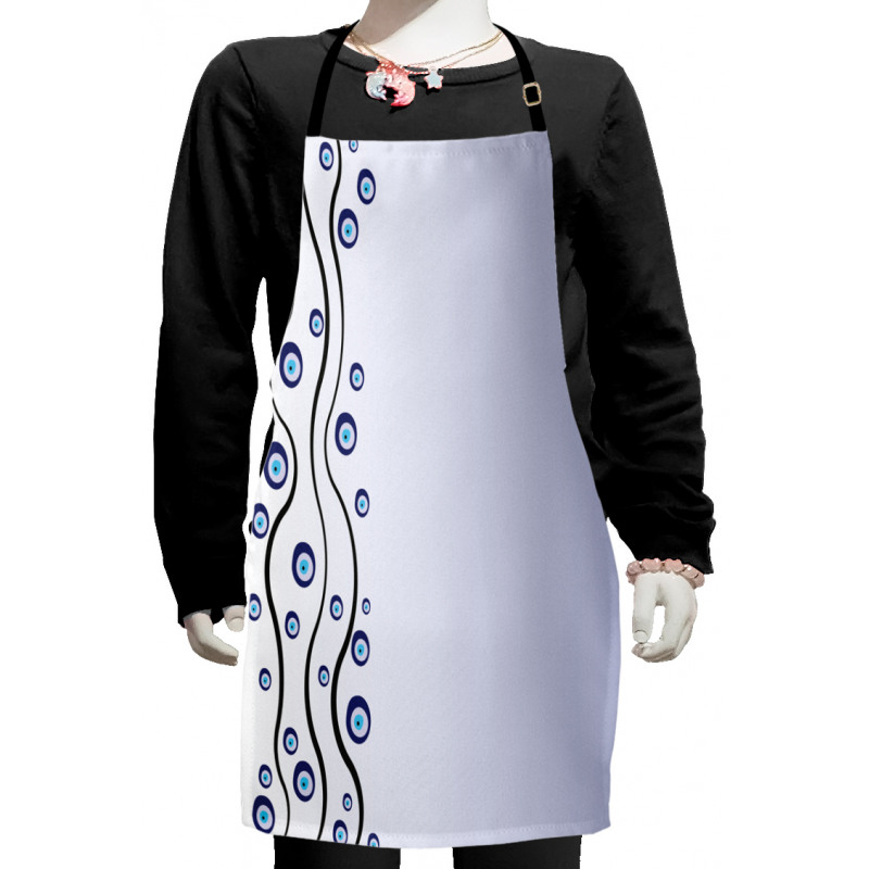 Eye Shape Shape Lines Kids Apron