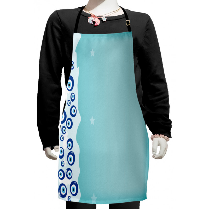 Vertical Shape Border Kids Apron