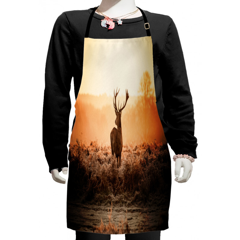 Deer Morning Sun Kids Apron