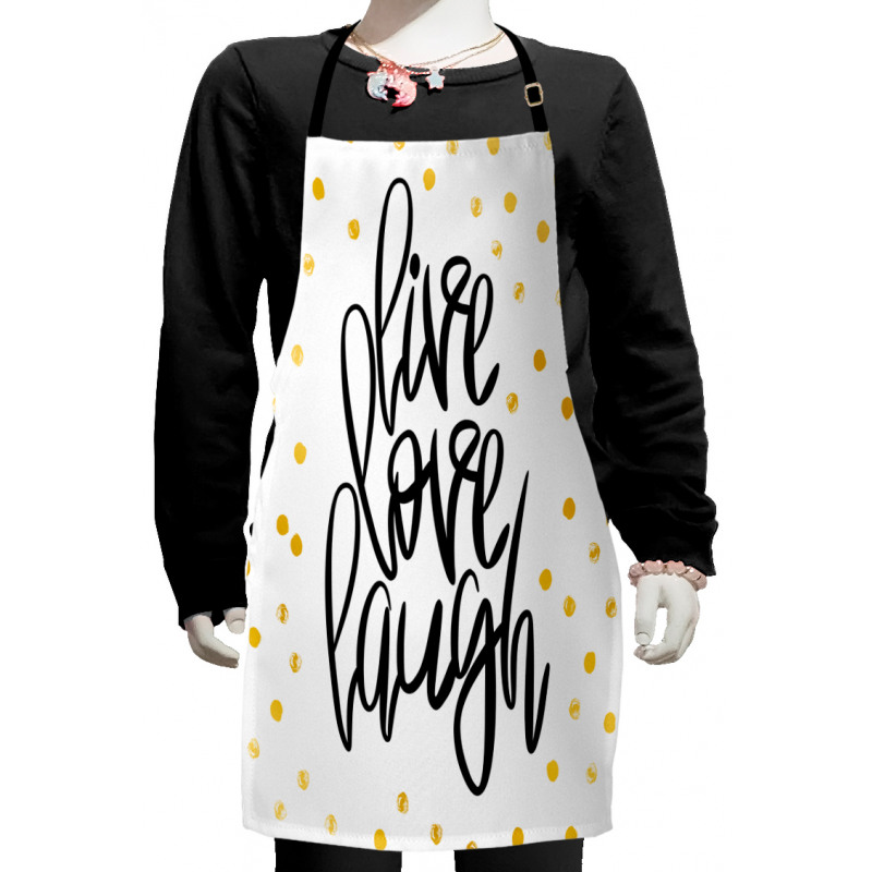 Phrase Dots Kids Apron