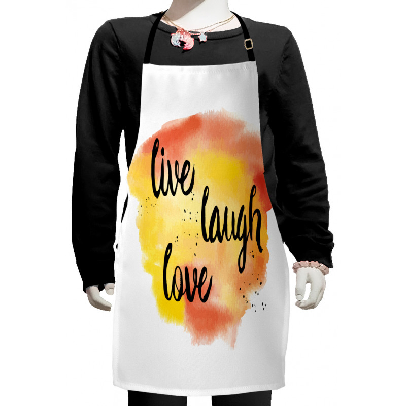 Soft Watercolor Kids Apron