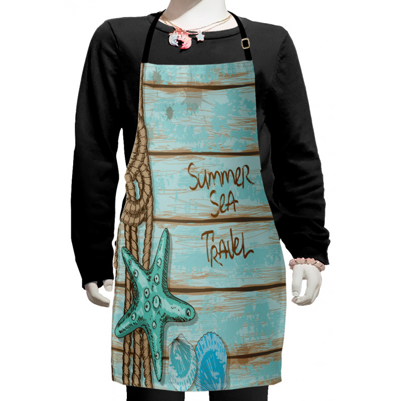 Summer Travel Kids Apron