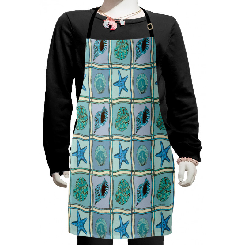 Marine Pattern Kids Apron