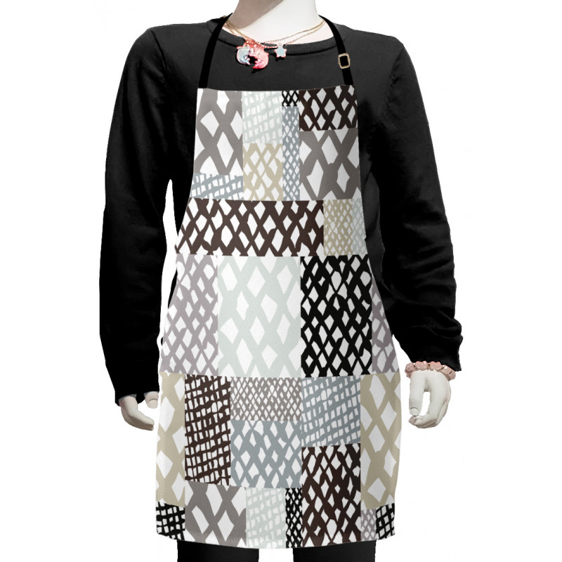 Patchwork Style Kids Apron