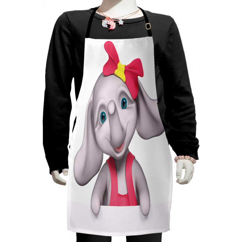 Smiling Girl Kids Apron