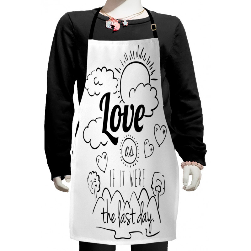 Optimist Message Kids Apron